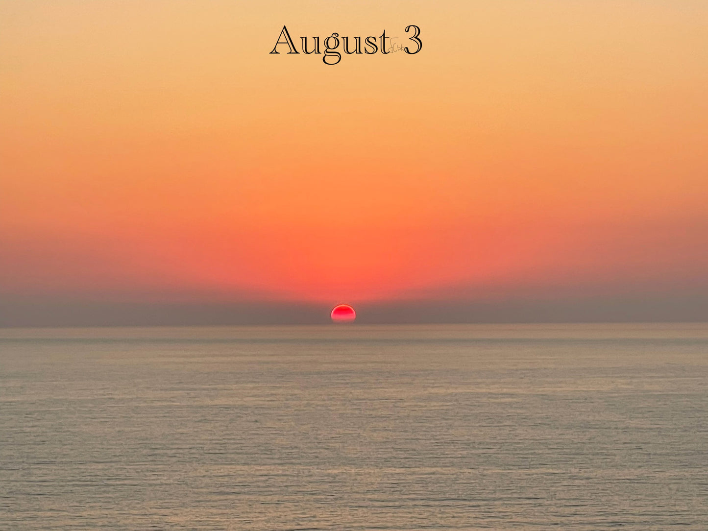 August 3