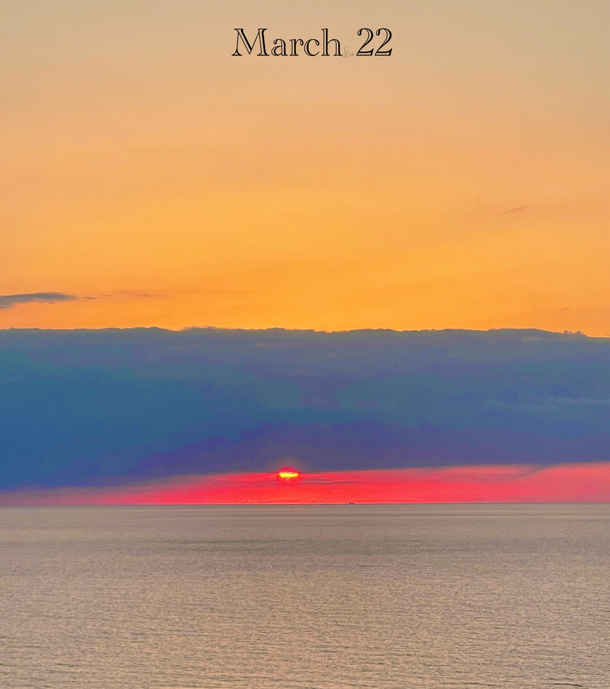 March 22