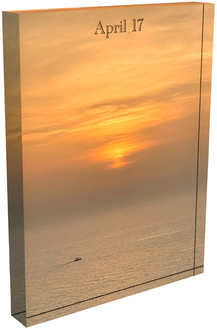 April 17 - Sunset 3/4