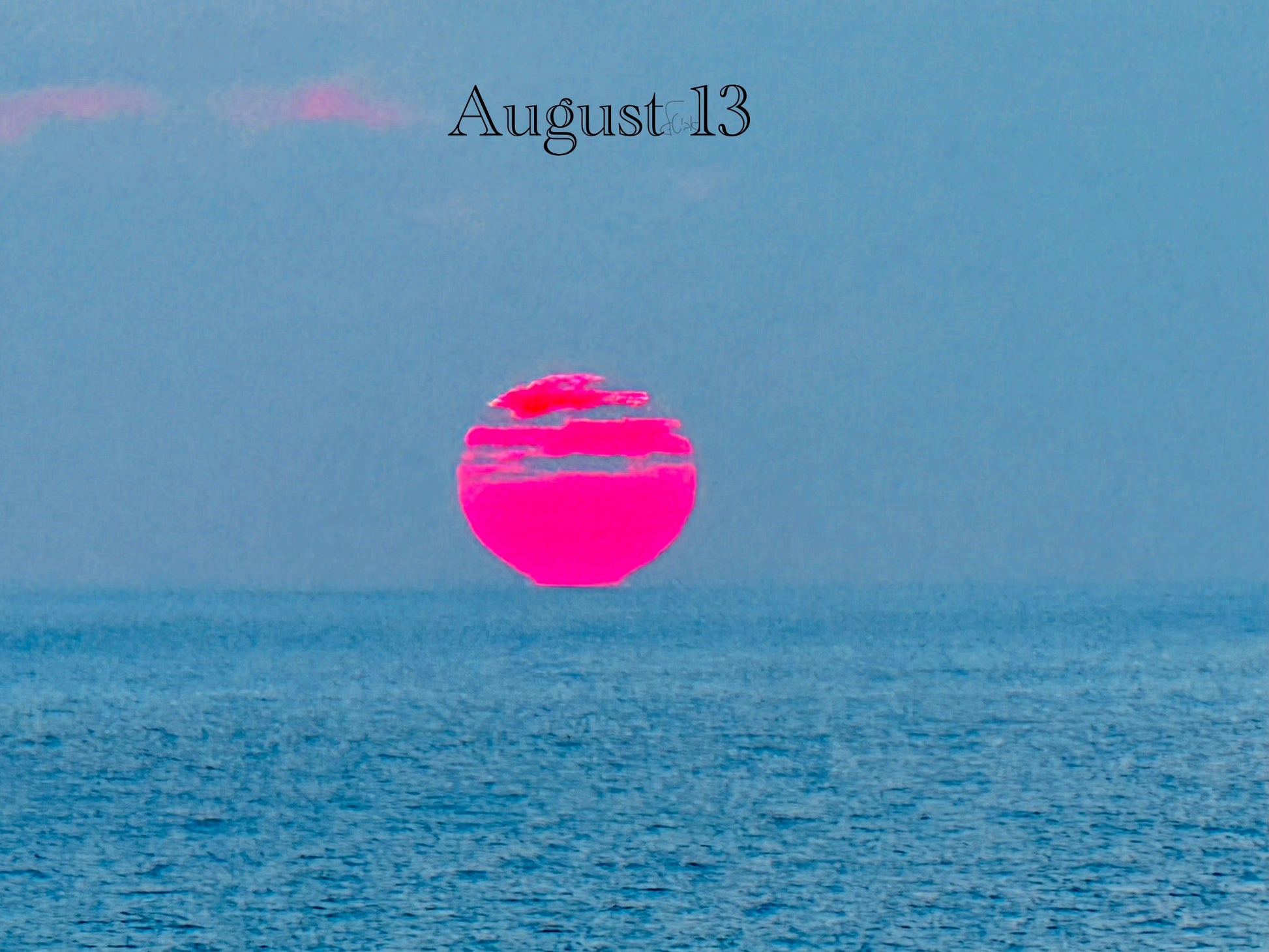 August 13