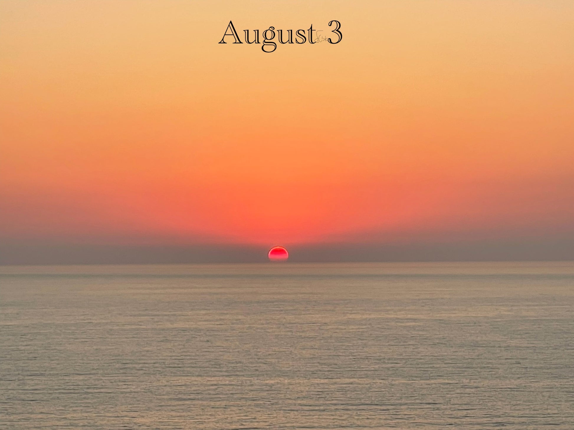August 3