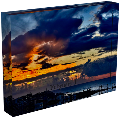 February 1 - Sunset 1/2