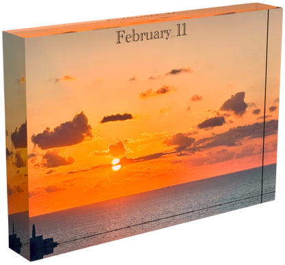 February 11 - Sunset 5/8