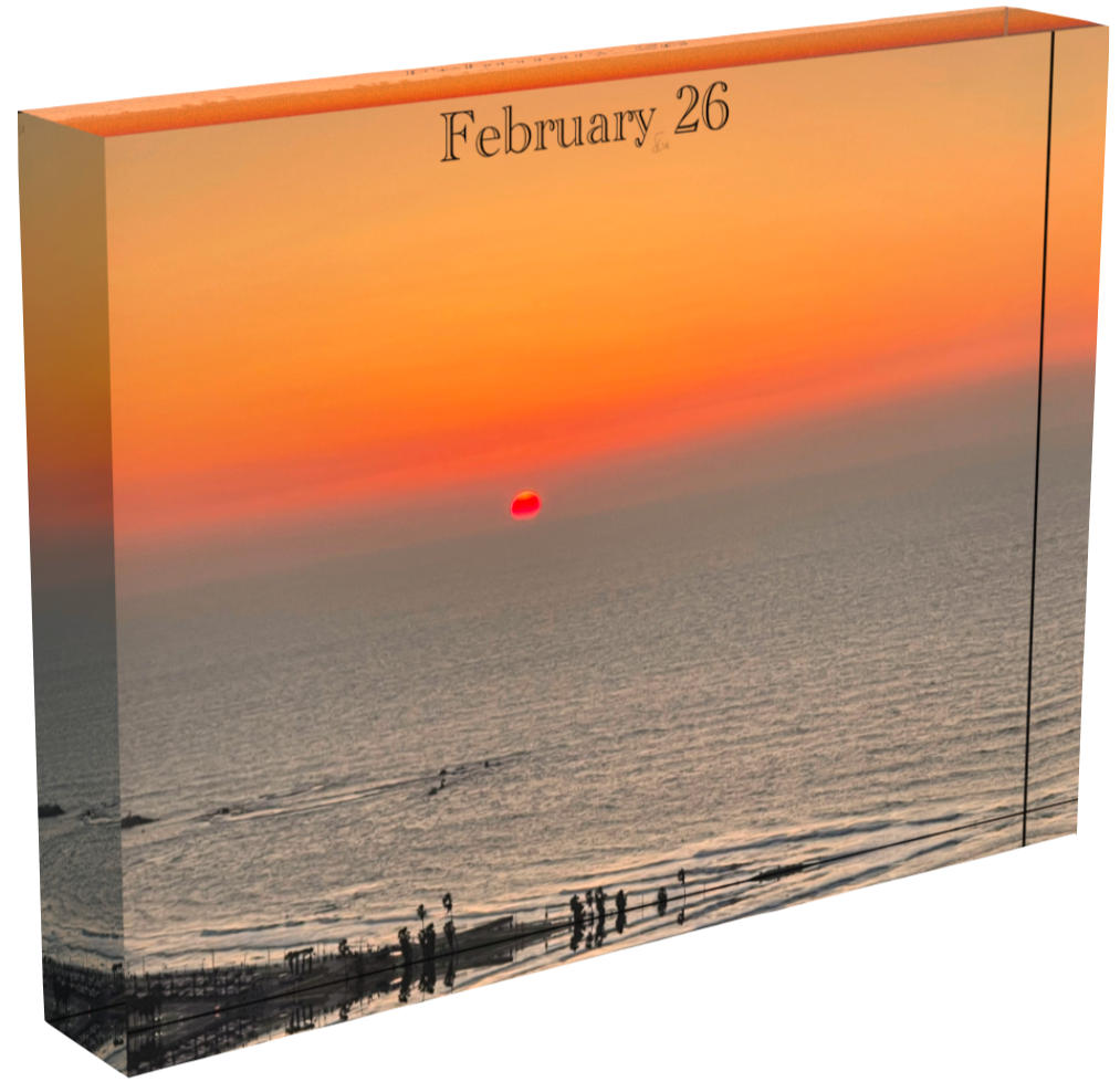 February 26 - Sunset 3/4