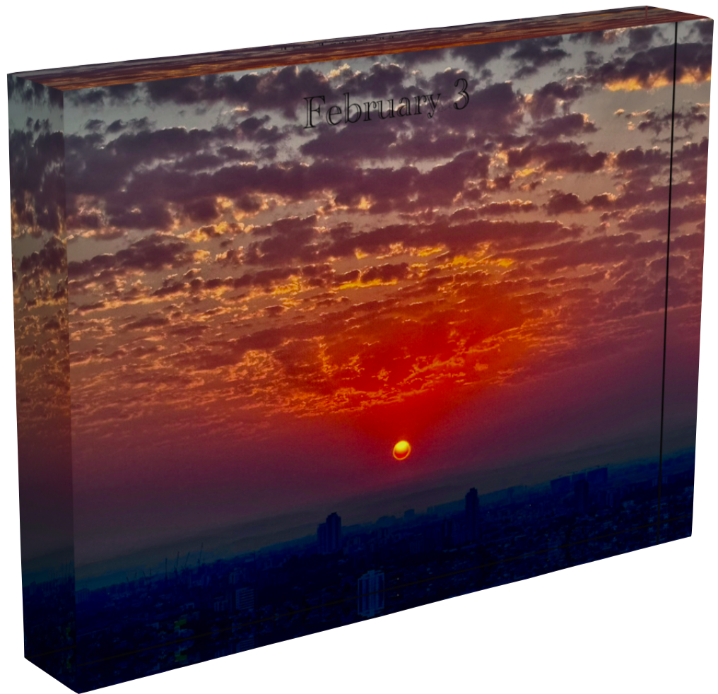 February 3 - Sunset 1/3