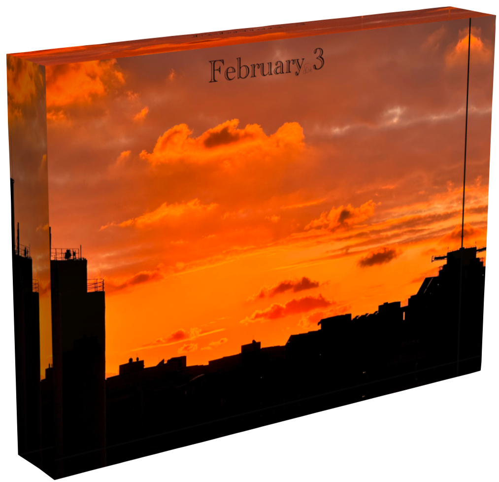 February 3 - Sunset 2/3