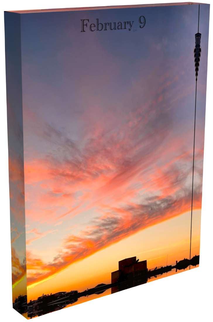 February 9 - Sunset 4/8