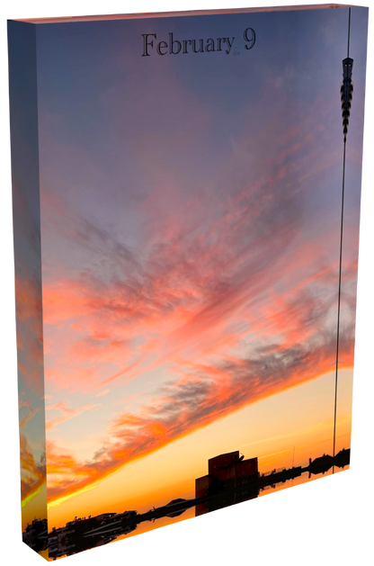 February 9 - Sunset 4/8
