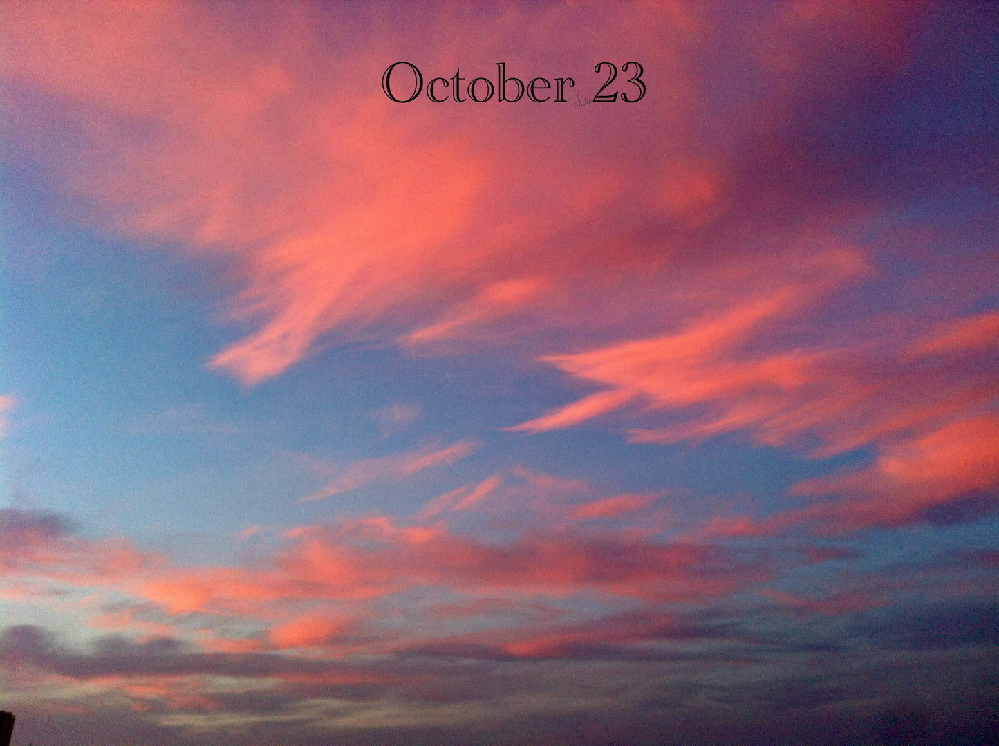 October 23 - V2